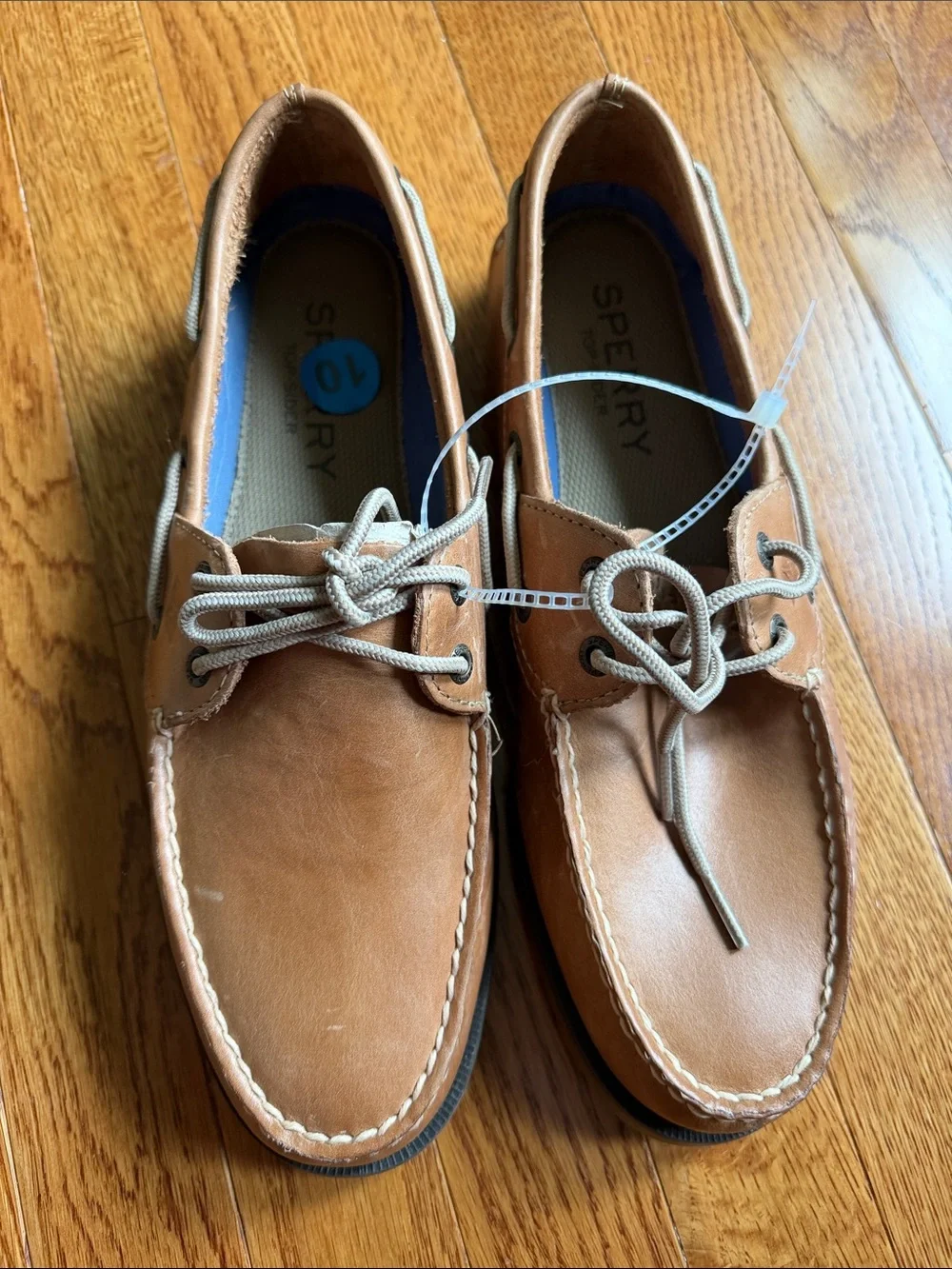 Sperry Brown Leather 2-Eye Boat Shoes